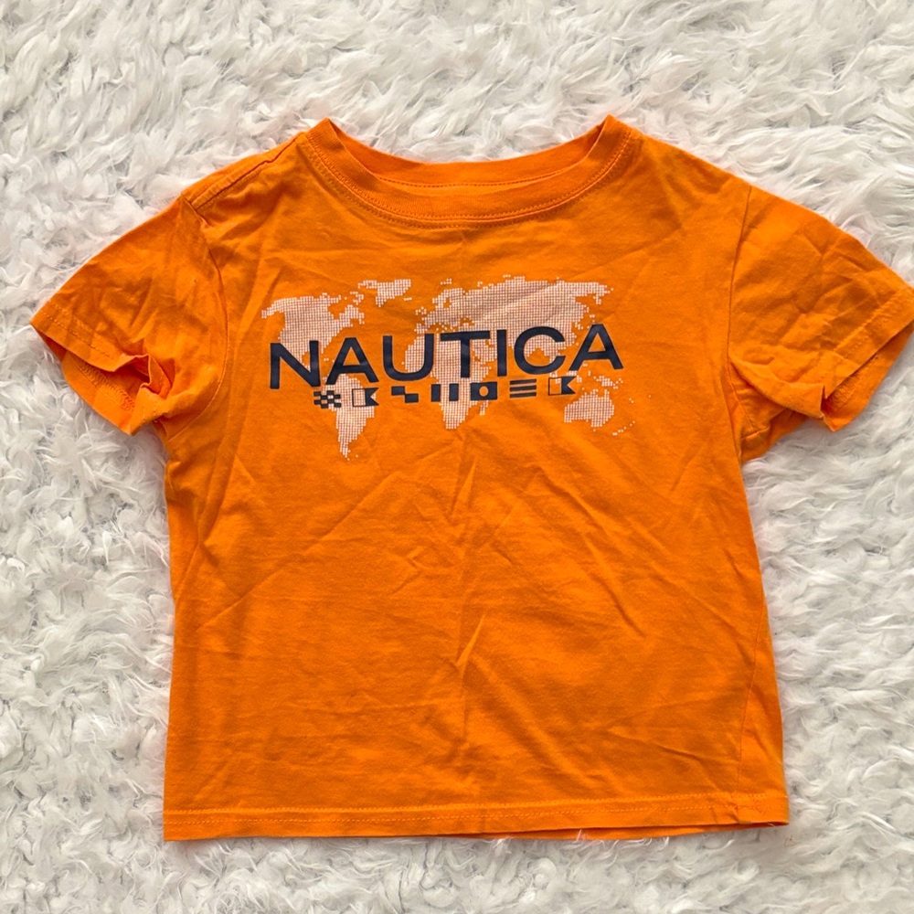 Nautica Kids Bright Orange Tee